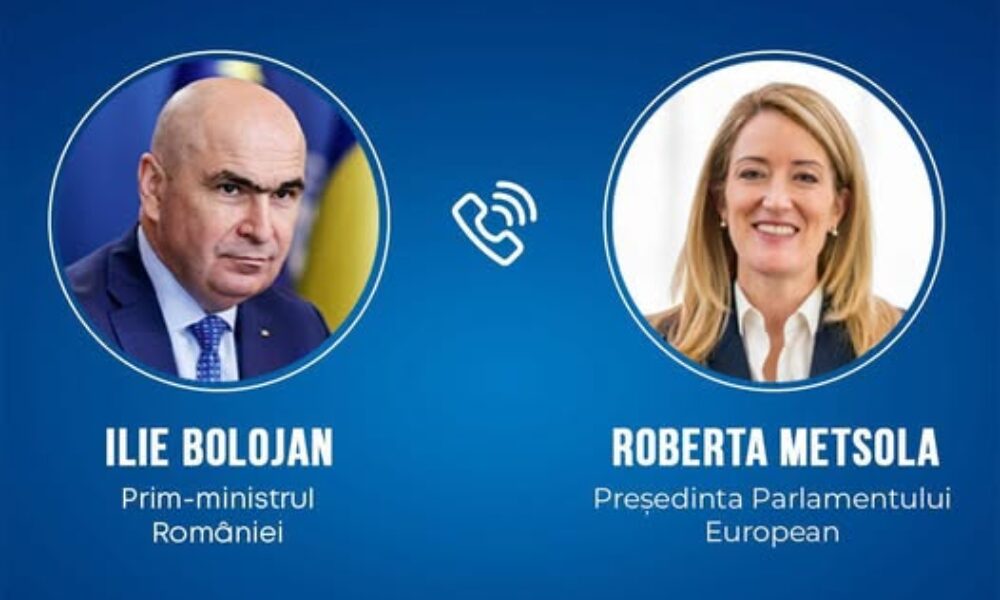 Ilie Bolojan, după dialogul cu Roberta Metsola: România, pilon de stabilitate pentru o Europă puternică