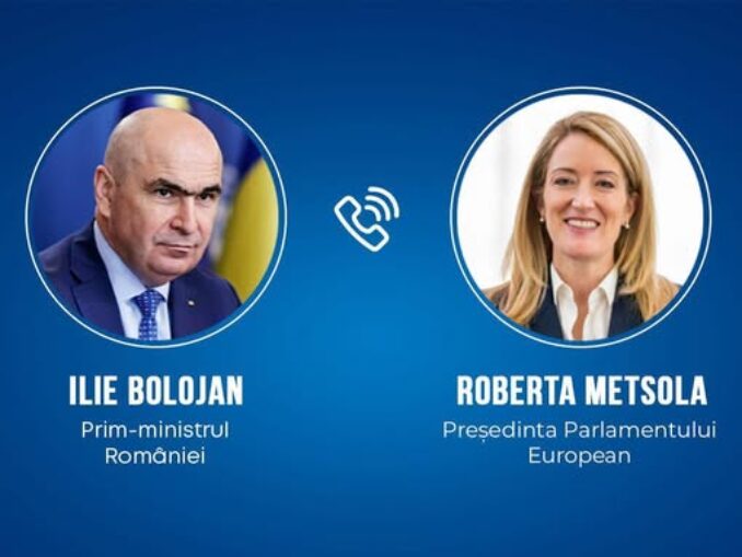 Ilie Bolojan, după dialogul cu Roberta Metsola: România, pilon de stabilitate pentru o Europă puternică