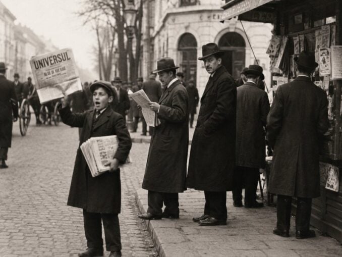 Povestea primului chioșc de ziare din București