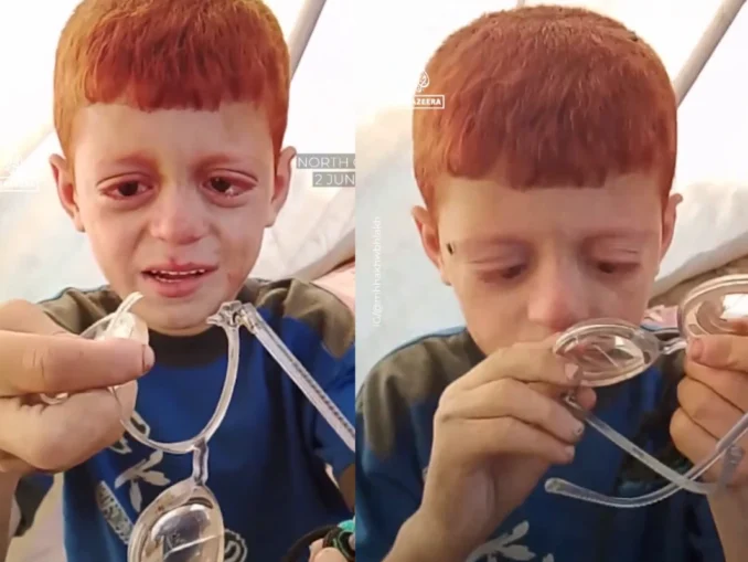 VIDEO Copilul de șapte ani din Gaza care a emoționat o lume întreagă după ce și-a spart ochelarii