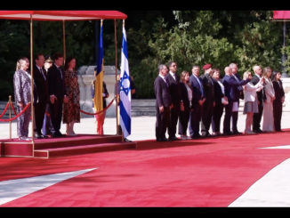 Nicușor Dan l-a primit la Cotroceni pe președintele Israelului
