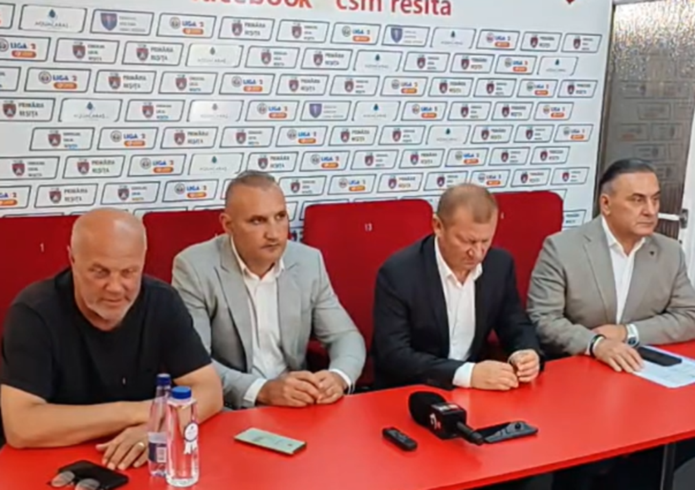 Dorinel Munteanu a fost prezentat oficial la CSM Reșița – VIDEO