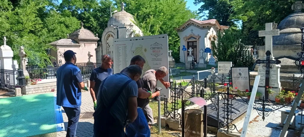 Agitație și schimbări în Cimitirul Bellu. Voluntarii mișcă lucrurile, nu și PMB