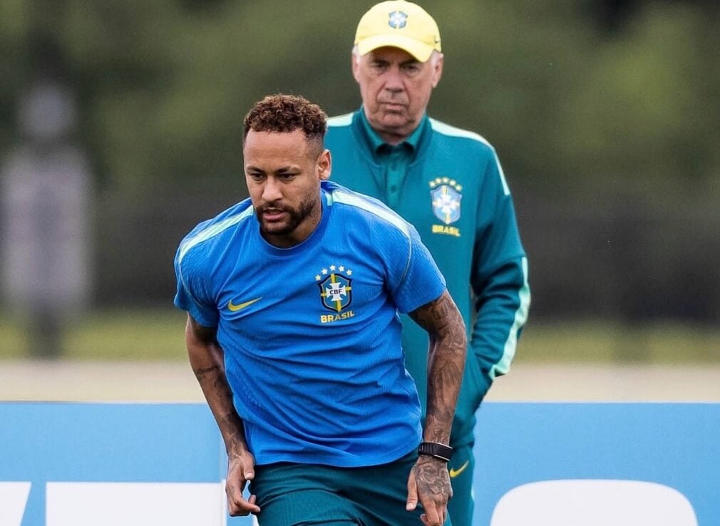 Neymar va juca în meciul Braziliei de astăzi, susține selecționerul Carlo Ancelotti