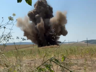 VIDEO Fragmente de dronă rusească cu încărcătură explozivă au fost descoperite și detonate în județul Tulcea