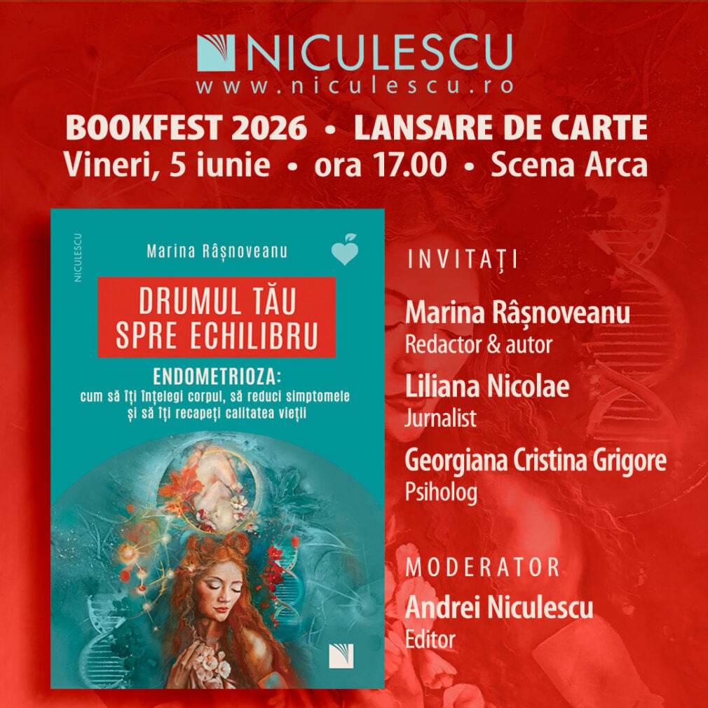 Endometrioza, o boală care afectează milioane de femei. La Bookfest 2026 se lansează volumul „Drumul tău spre echilibru”