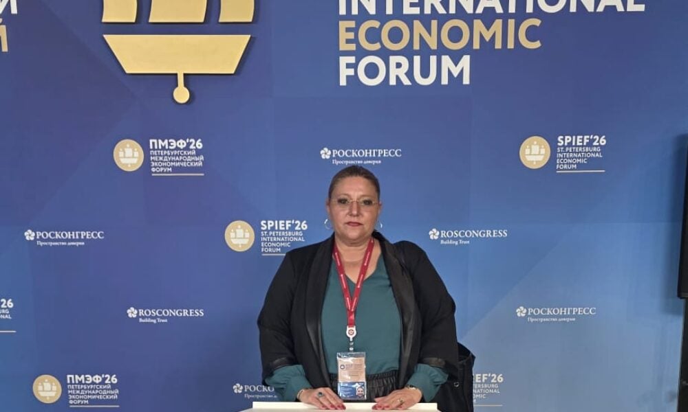 Diana Șoșoacă, derapaj la Forumul economic de la Sankt Petersburg