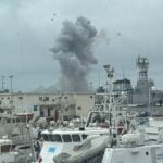explozie Constanța, dronă navală, Portul Constanța, jurnalistă TVR, transmisiune live, momentul exploziei, dronă Constanța