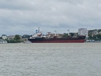 O navă de mărfuri a provocat un incident pe Dunăre, la Tulcea după ce a lovit și a scufundat un ponton de pasageri VIDEO
