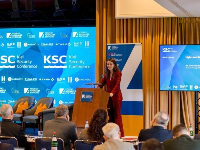 Oana Țoiu, la conferința din Kiel: Infrastructura maritimă și securitatea regională, mize vitale pentru UE