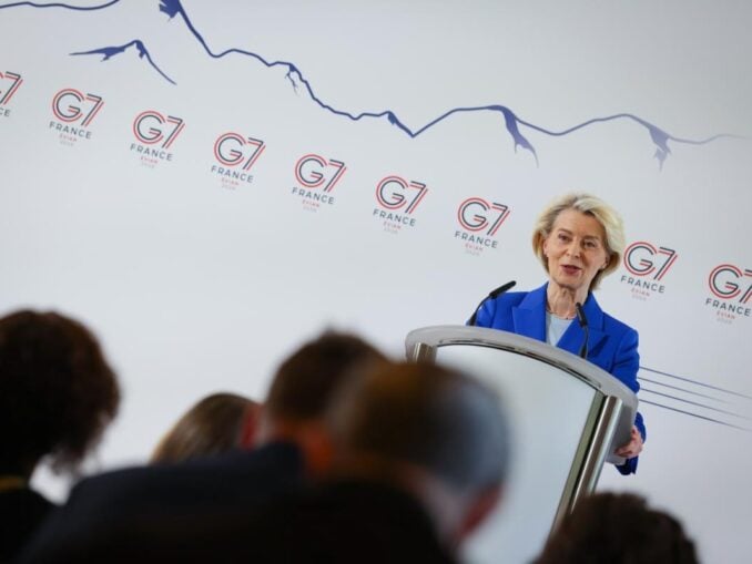 Planul UE la G7: Ursula von der Leyen anunță măsuri pentru deficitul comercial cu China, deblocarea strâmtorii Hormuz și planurile pentru Ucraina – VIDEO