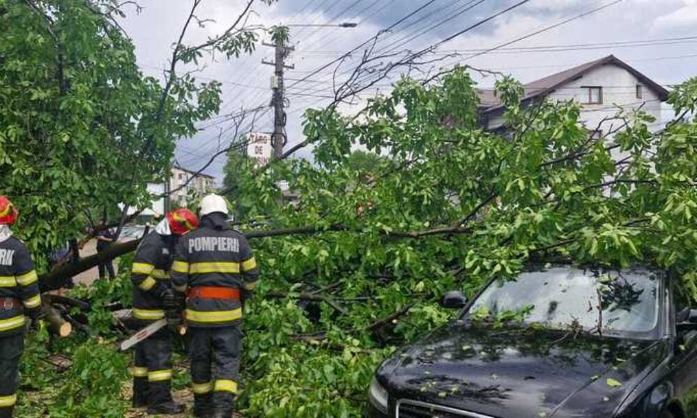 Codul portocaliu a făcut prăpăd: Sute de intervenții pentru salvarea gospodăriilor și eliberarea drumurilor – VIDEO