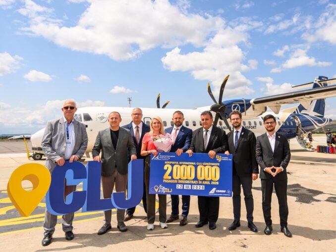 Aeroportul „Avram Iancu” din Cluj-Napoca, 2 milioane de pasageri în 2026