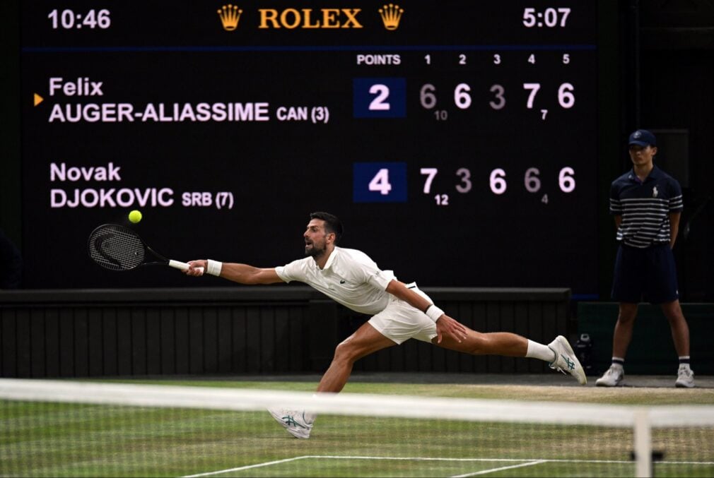 Semifinală de 5 stele la Wimbledon: Novak Djokovic îl întâlnește pe Jannik Sinner