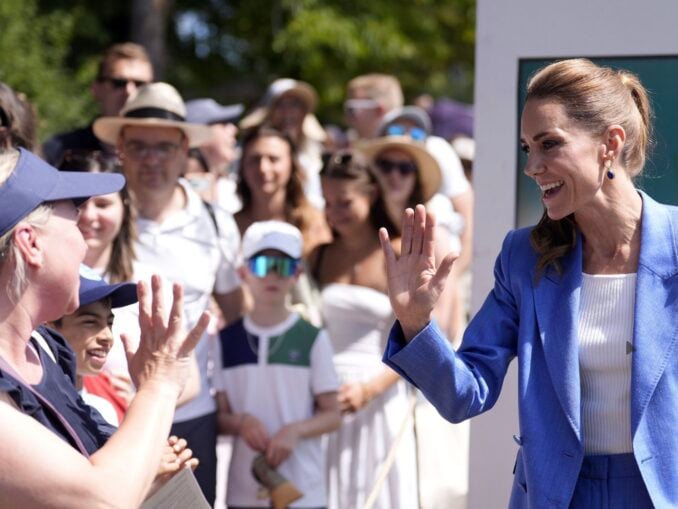 Prințesa Kate, apariție la turneul de tenis de la Wimbledon – VIDEO