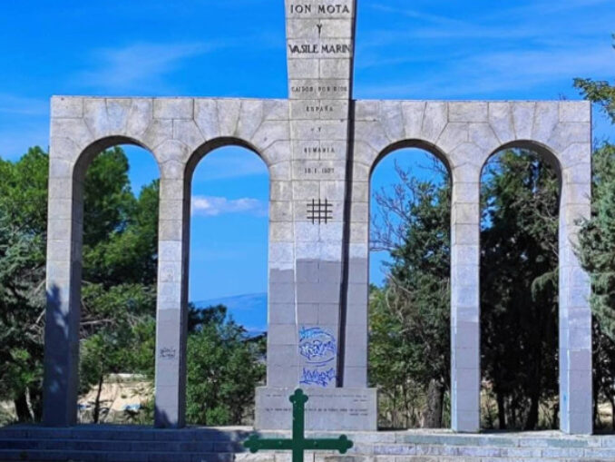 Spania va demola monumentul dedicat legionarilor români Ion Moța și Vasile Marin de la Majadahonda