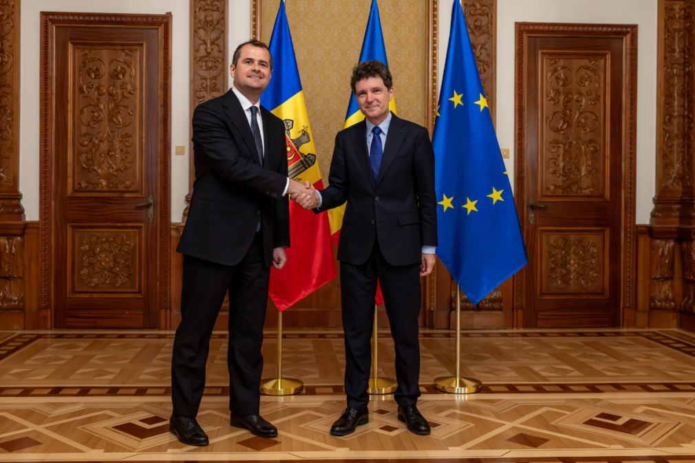 Nicușor Dan l-a primit la Cotroceni pe noul premier al Republicii Moldova. Prima vizită externă a lui Vasile Tofan