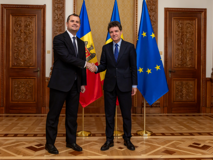 Nicușor Dan l-a primit la Cotroceni pe noul premier al Republicii Moldova. Prima vizită externă a lui Vasile Tofan