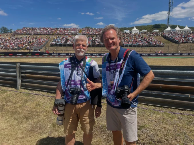 Președintele Cehiei, fotograf acreditat la Marele Premiu de Formula 1 al Ungariei