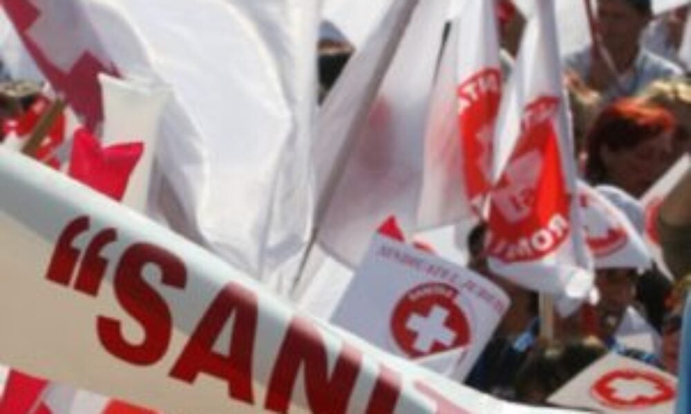 SANITAS anunță grevă de avertisment în 20 iulie şi grevă generală din 28 iulie