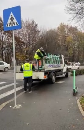 trotinete electrice ridicate de aturoități