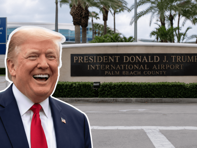 Donald Trump are acum un aeroport care îi poartă numele. Schimbarea a costat 5,5 milioane de dolari