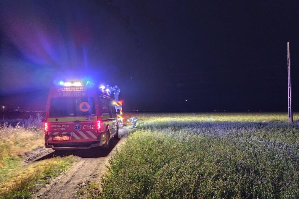 Alertă în Buzău, după un apel la 112 despre un obiect luminos căzut pe câmp. Sesizarea nu s-a confirmat
