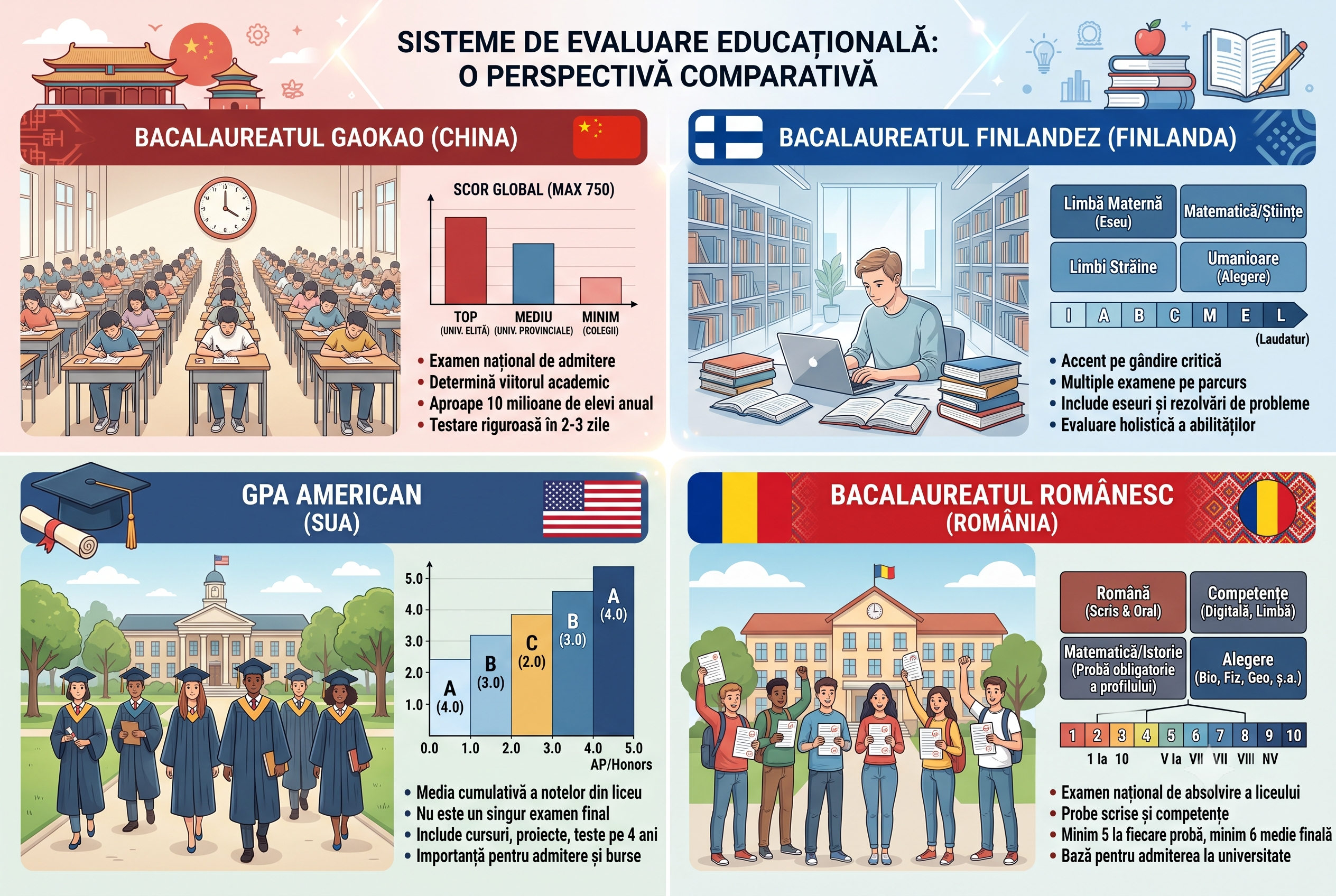 Bacalaureatul românesc, în fața standardelor globale. O analiză critică a modelelor de evaluare