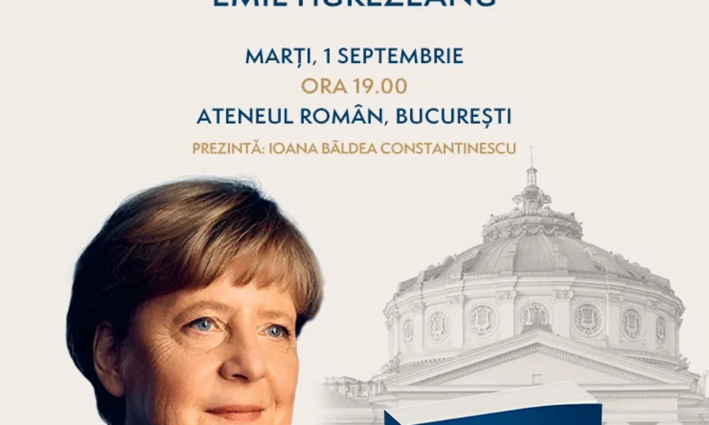 Fostul cancelar Angela Merkel vine în România pentru lansarea oficială a volumului său de memorii