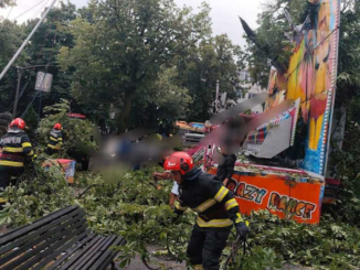 Intervenții pentru combaterea efectelor furtunii în București și în alte județe