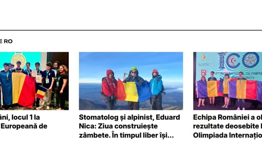 Upgrade RO, cea mai nouă și optimistă rubrică din Cotidianul.ro