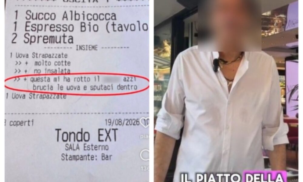 „Scuipă în mâncare”. Scandal într-un restaurant din Italia, urmat de amenințări