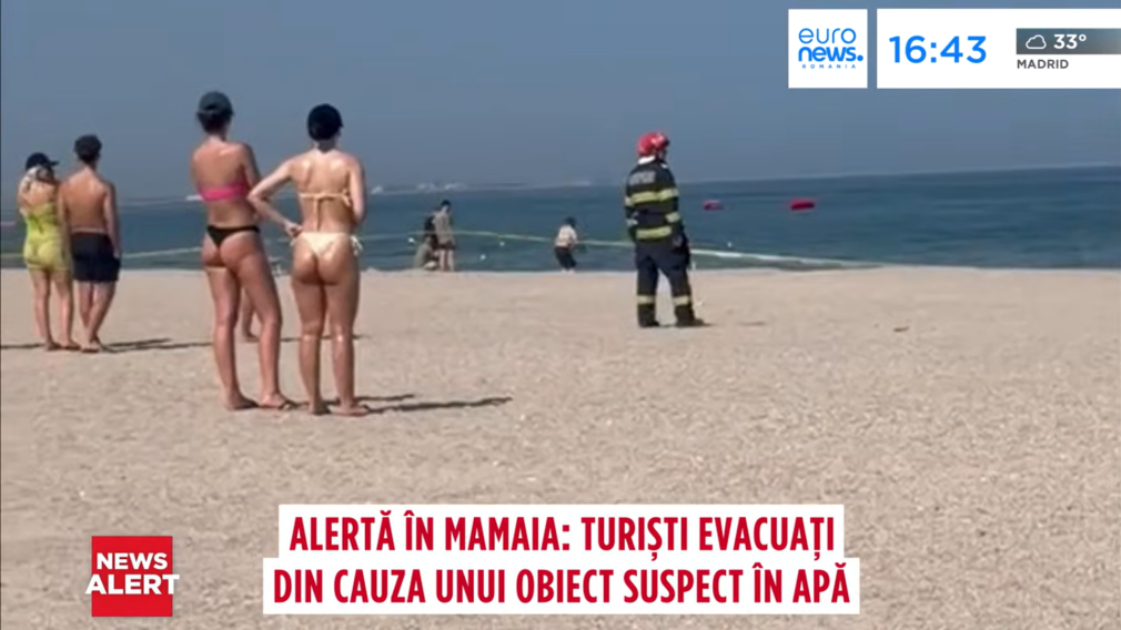 Rămășițe dintr-o dronă, descoperite pe plajă în Mamaia, în zona Loft. Prefectul Constanței: „Nu prezintă niciun pericol”