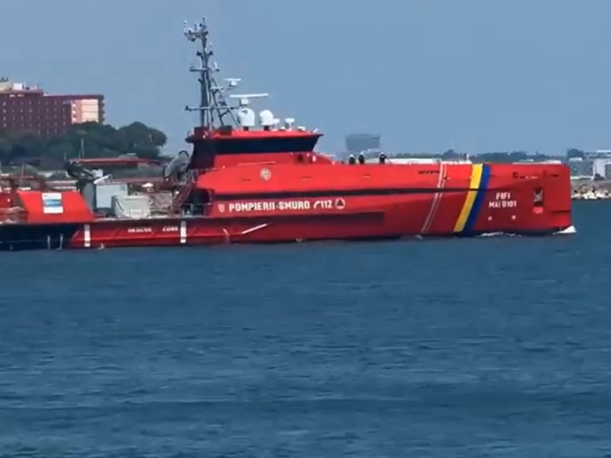 Nouă navă multirol de 25 de milioane de euro intrată în dotarea IGSU