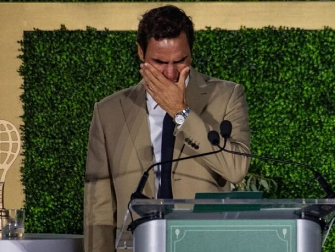 Roger Federer a plâns la intrarea în Hall of Fame: „Tenisul a însemnat totul pentru mine” – VIDEO