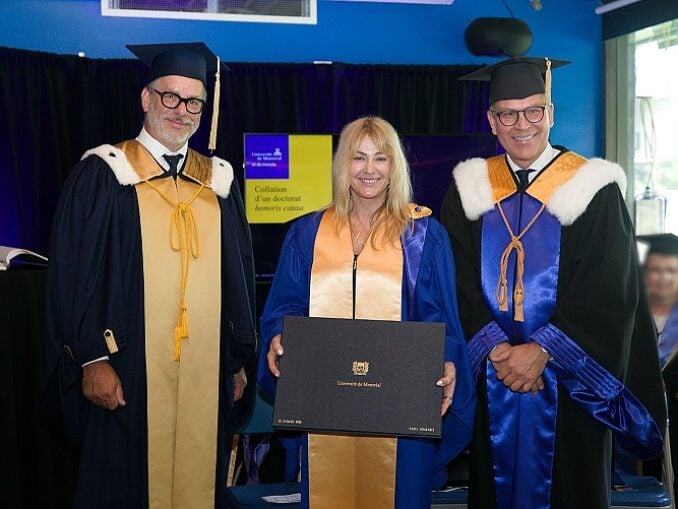 Reportaj foto-video din Montréal. Nadia Comăneci a primit titlul de Doctor Honoris Causa