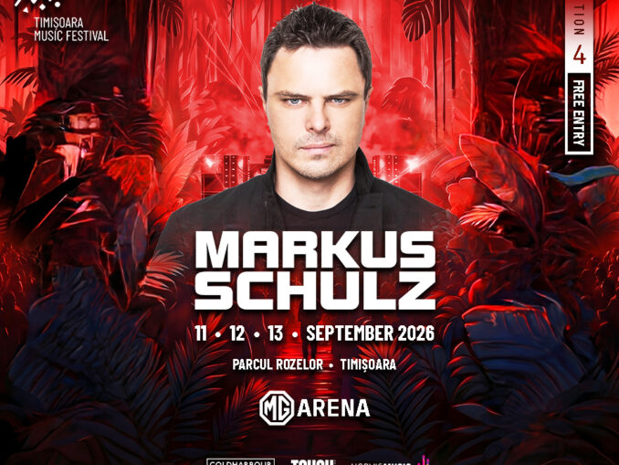Markus Schulz, cel mai bun DJ al Americii, vine la Timișoara Music Festival 2026