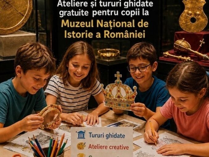 Expoziția „Tezaurul Istoric” de la MNIR se deschide special pentru copii cu tururi și ateliere gratuite