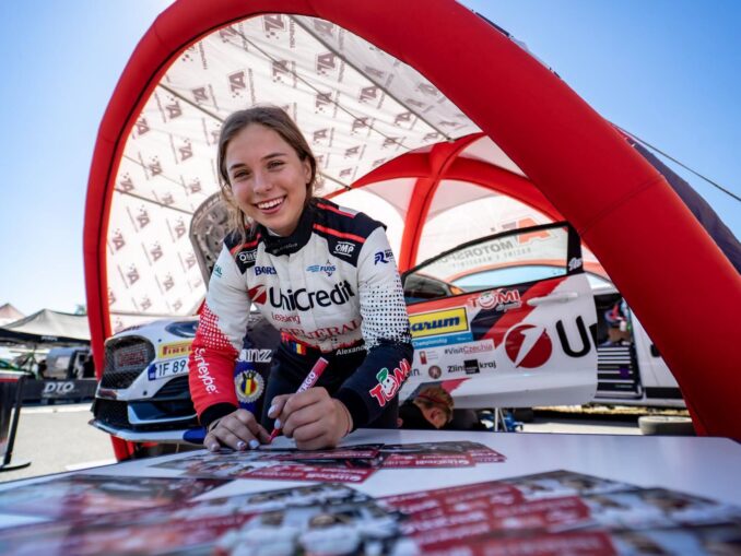 Alexandra Teslovan, singura româncă din Campionatul European de Raliuri, locul 7 în Trofeul Ford Fiesta Rally3