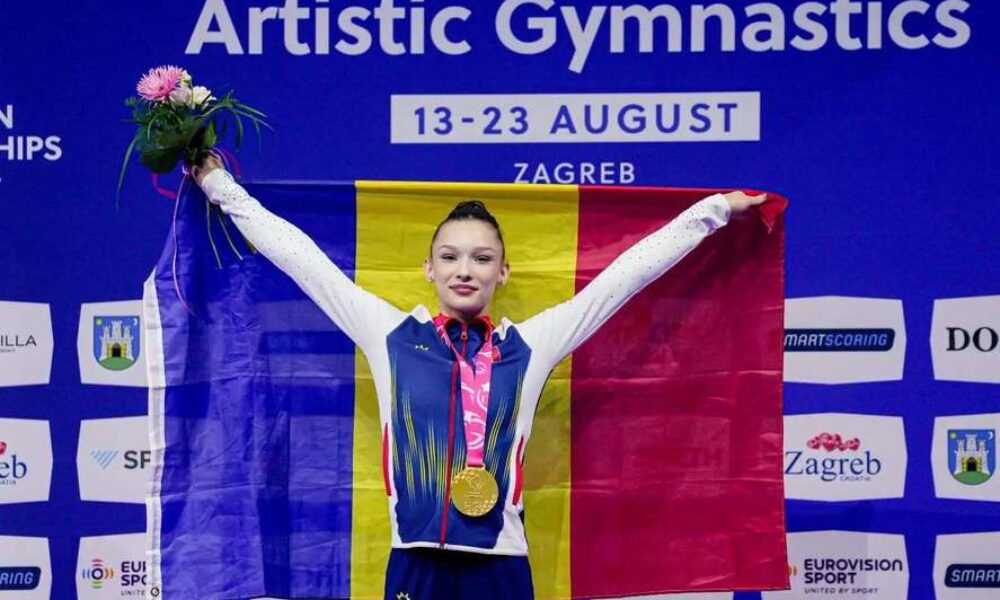 Junioara Aniela Tudor, aur la Europenele de Gimnastică