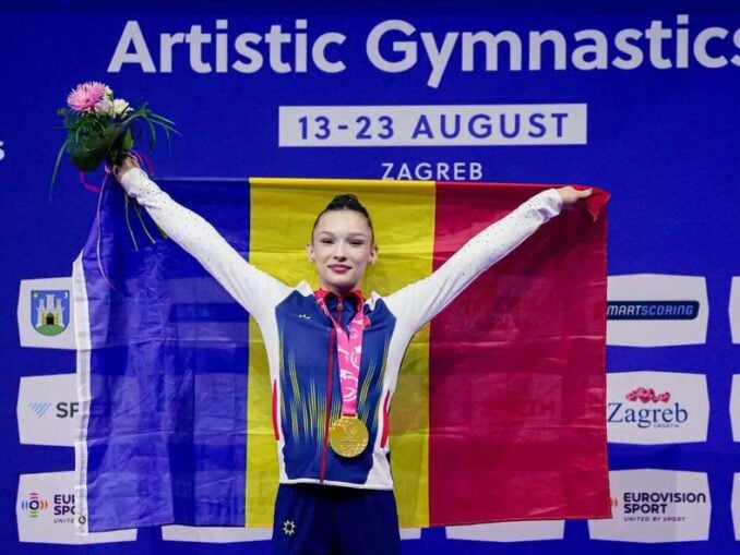 Junioara Aniela Tudor, aur la Europenele de Gimnastică