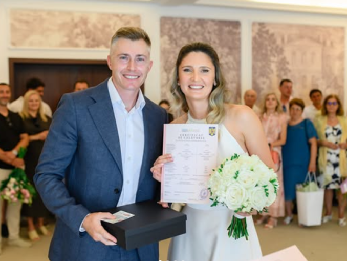 Irina Begu s-a căsătorit cu antrenorul ei, Victor Crivoi