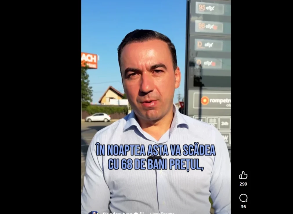 Se ieftinește motorina, anunță fostul ministru al Energiei
