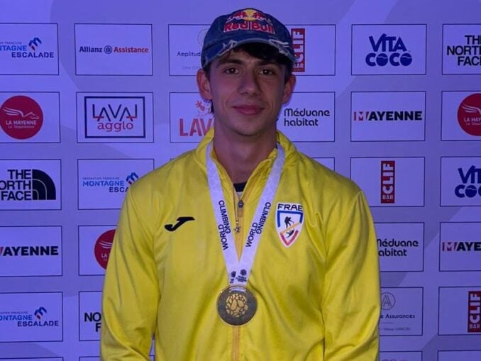 Darius Râpă, noul lider al Europei la escaladă sportivă