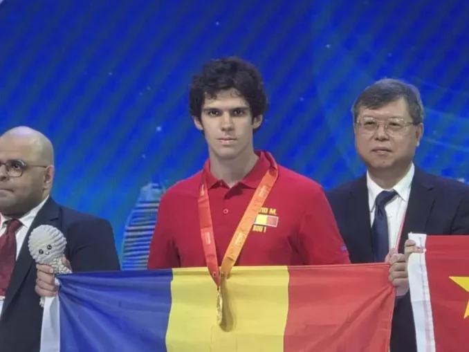 David Mărghidan, singurul român medaliat cu aur la Olimpiada Internațională de Matematică în 2026