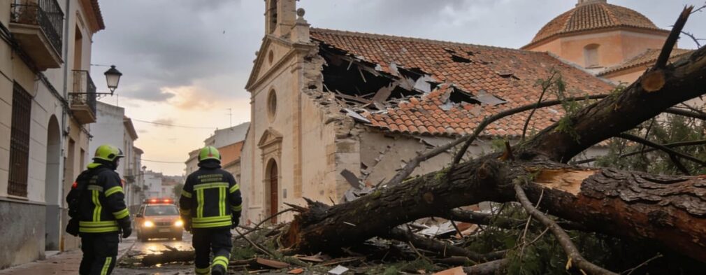 VIDEO. De la aproape 45 de grade la furtuni cu rafale de 149 km/h. Schimbare radicală de vreme în Comunitatea Valenciană