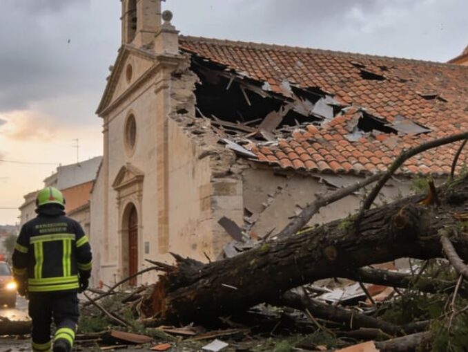 VIDEO. De la aproape 45 de grade la furtuni cu rafale de 149 km/h. Schimbare radicală de vreme în Comunitatea Valenciană