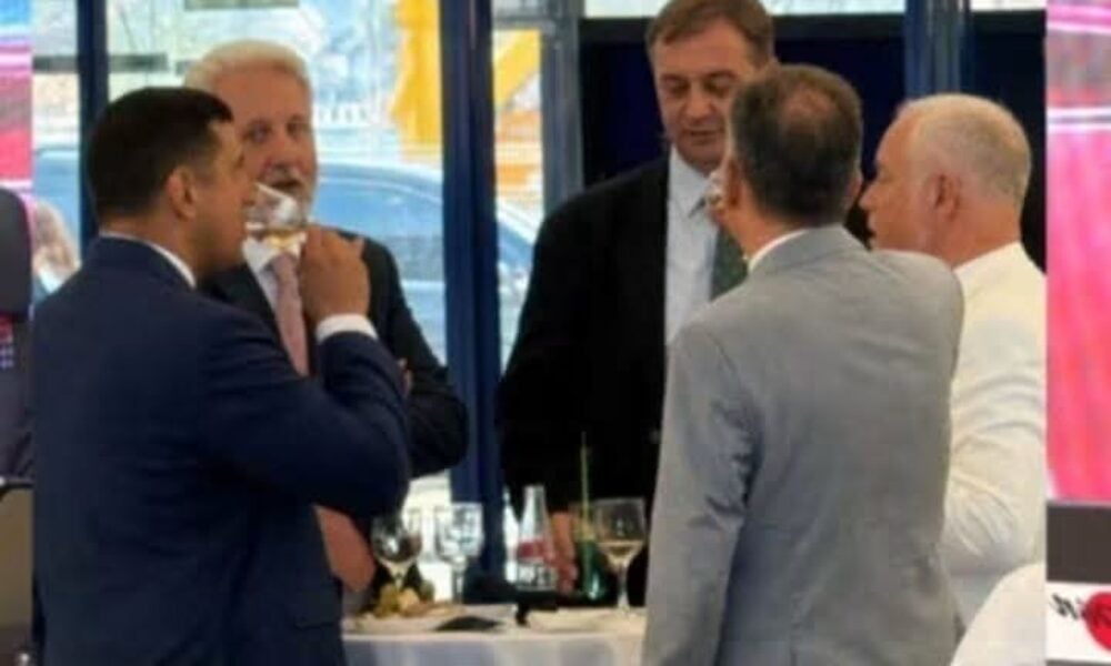 Reacția Cotroceniului la poza în care Marius Lazurca și George Simion apar la aceeași masă