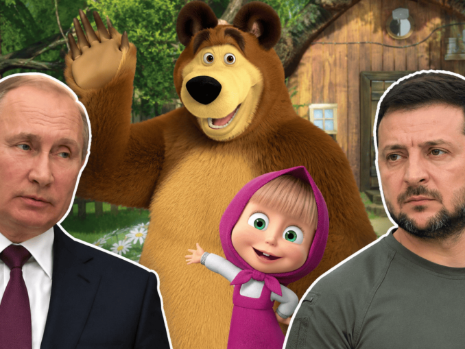Desenul animat la care se uită și copiii din România, sancționat de Ucraina. De ce „Masha și Ursul” este acuzat de propagandă rusă