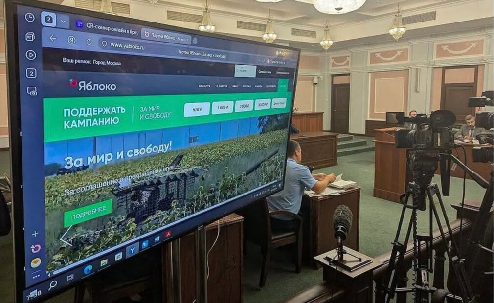 Singurul partid anti-război din Rusia se luptă în instanță pentru a rămâne în cursa electorală